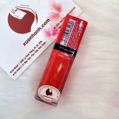 Son Bourjois Rouge Edition Velvet chất kem lì và bám môi, #20 Poppy Days cam ánh đỏ