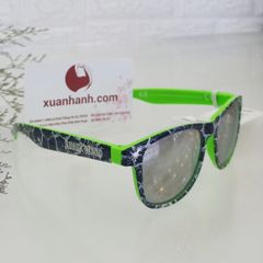 Kính mát H&M tráng gương cá tính, sành điệu cho bé, phối xanh lá cool ngầu  #Black
