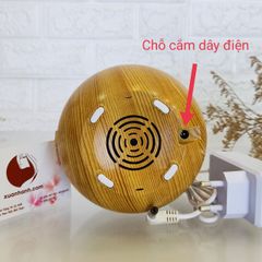 Máy khuếch tán tinh dầu quả cầu sao tròn tinh tế, trang nhã, phong cách hiện đại.
