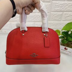 Túi Coach Sierra Satchel #Bright Red sắc đỏ tươi rực rỡ, trẻ trung (26x18cm)