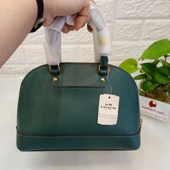 Túi Coach Sierra Satchel #Dark Turquoise màu ngọc lam rất lạ và sang (26x18cm)
