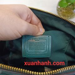 Túi Coach Sierra Satchel #Dark Turquoise màu ngọc lam rất lạ và sang (26x18cm)