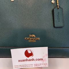 Túi Coach Sierra Satchel #Dark Turquoise màu ngọc lam rất lạ và sang (26x18cm)