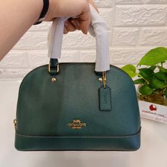 Túi Coach Sierra Satchel #Dark Turquoise màu ngọc lam rất lạ và sang (26x18cm)