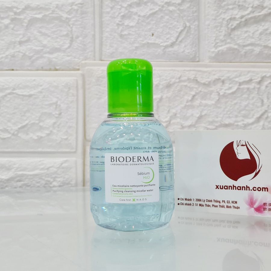 Nước tẩy trang Bioderma Sébium H20 dịu nhẹ, da hỗn hợp dầu/dầu, 100ml