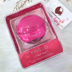 Máy rửa mặt FOREO LUNA mini 3 làm sạch sâu, loại bỏ 99.5% bụi bẩn, mụn đầu đen (new)