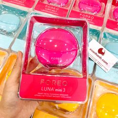 Máy rửa mặt FOREO LUNA mini 3 làm sạch sâu, loại bỏ 99.5% bụi bẩn, mụn đầu đen (new)