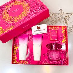 Set nước hoa Versace Bright Crystal Absolu sang trọng, ngọt ngào và hiện đại - 4sp (New)