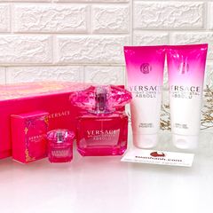 Set nước hoa Versace Bright Crystal Absolu sang trọng, ngọt ngào và hiện đại - 4sp (New)