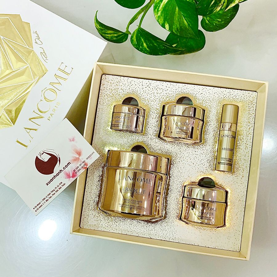 Set Lancome Absolue Soft Cream cao cấp chống lão hóa và tái tạo da - Limited HOT