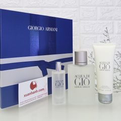 Set nước hoa nam ACQUA DI GIÒ GIORGIO ARMANI tươi mát, hiện đại 3p - EDT