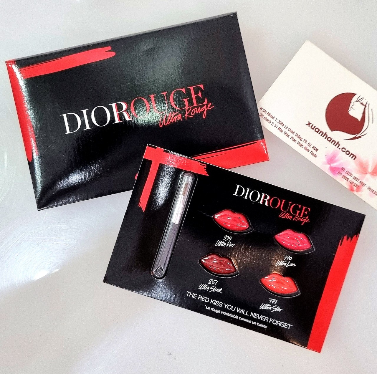 Vỉ son Dior Ultra Rouge 4 màu siêu HOT cực đẹp với hình đôi môi quyến rũ (HOT)