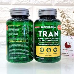 Dầu cá Nauy Biopharma TRAN Omega-3 bổ sung DHA và EPA cho cơ thể - 144 viên
