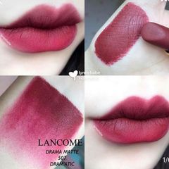 Son Lancome L'absolu Rouge Drama Matte lì mịn, tông màu thời thượng, ấn tượng. (Tester)