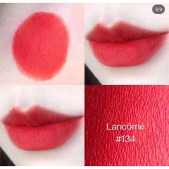 Son Lancome L'absolu Rouge Drama Matte lì mịn, tông màu thời thượng, ấn tượng. (Tester)