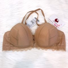 Áo ngực nữ Relax RAY004 phối ren, mút mỏng, không gọng, cài trước size XL 