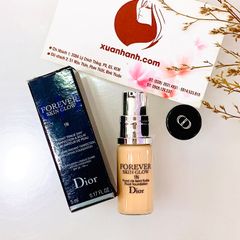 Kem nền Dior Forever Skin Glow 24h bền màu, che phủ tốt và căng mịn, 5ml (new)