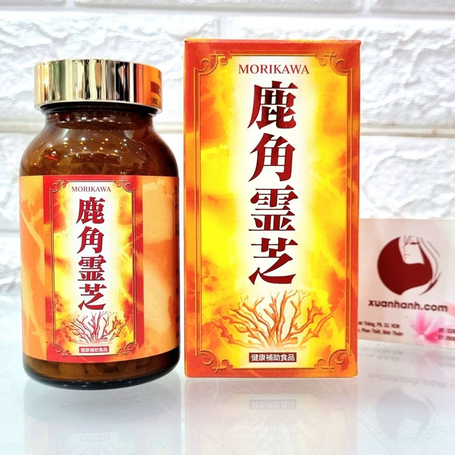 Viên uống nấm Linh Chi Morikawa thần dược cho sức khỏe, tăng cường đề kháng, 300viên