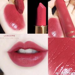 Son Lancome 03 L'absolue Rouge Ruby Cream, Kiss Me đỏ hồng đất siêu ngọt (THANH LÝ)
