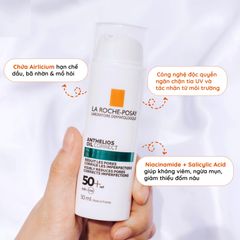 Kem chống nắng La Roche Posay Anthelios Oil Correct cho da dầu, dễ nổi mụn, 50ml (THANH LÝ)
