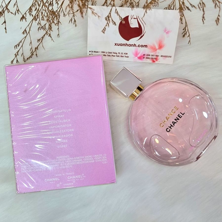 Nước hoa Chanel Chance Eau Tendre thanh lịch và nữ tính - EDT, 100ml