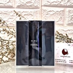Nước hoa Bleu De Chanel Eau De Toilette lịch lãm, ấm áp - 3x20ml (New)