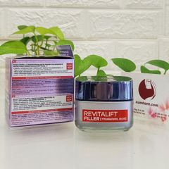 Kem dưỡng L'oreal Revitalift Filler Intense Replumping dưỡng ẩm và giảm nhăn cho tuổi 40+