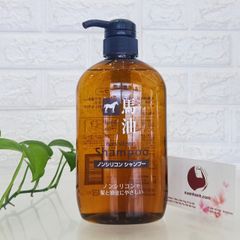 Cặp dầu gội Hokkaido Horse Oil phục hồi tóc hư tổn, chống rụng và thơm lâu 
