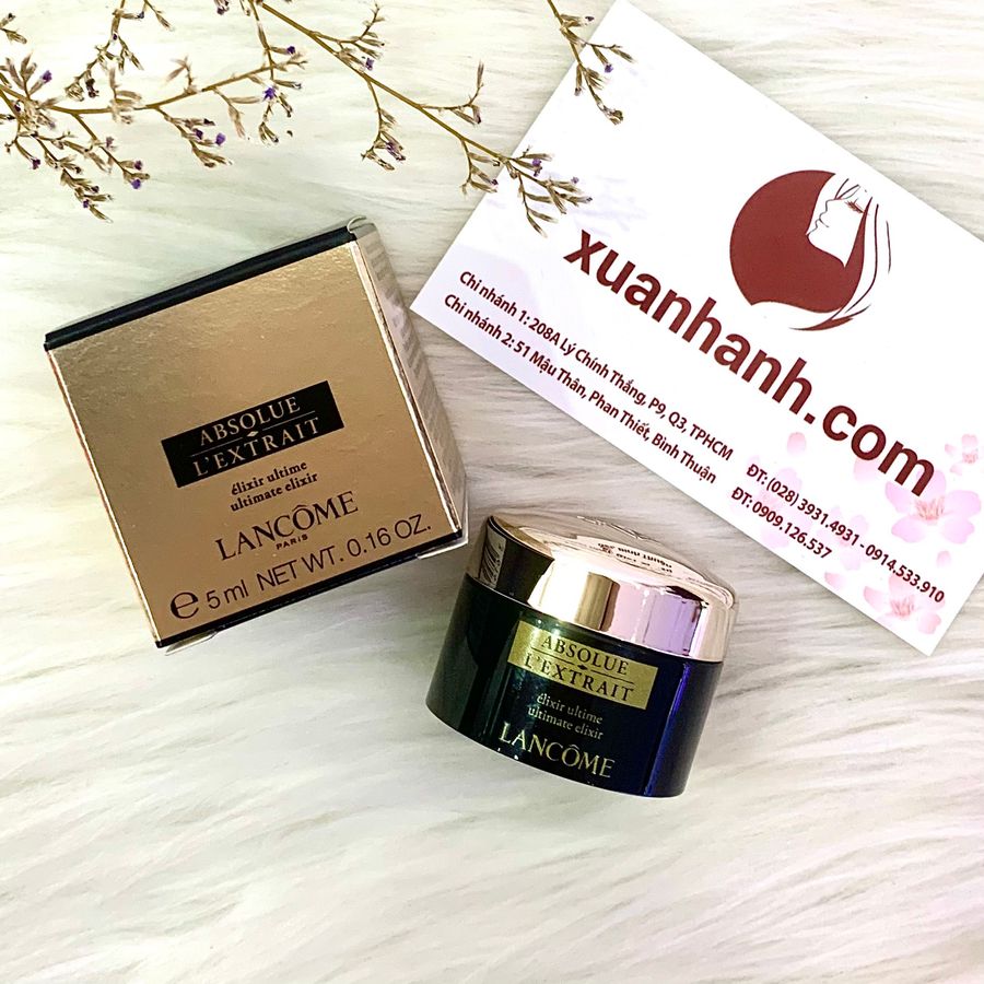 Kem dưỡng Lancome Absolue L'extrait chống lão hóa, tái tạo da, siêu cao cấp, 5ml 
