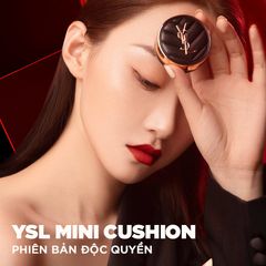 Cushion Yves Saint Laurent Encre De Peau Luminous lì mịn, che phủ tốt, #20 sáng tự nhiên.
