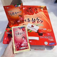Nước ép lựu, collagen, táo đỏ chống lão hoá, tốt dáng, sáng da, 30 gói x 80ml