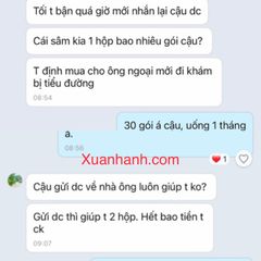 Hồng sâm không đường Daesan thiết kế riêng cho người tiểu đường. 