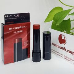 Son dưỡng có màu Kanebo Kate CC Personal Lip Cream SPF11/PA+, #04 Deep Red đỏ đất