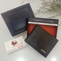 Ví nam Tommy Hilfiger da thật mềm mại, thời trang, thiết kế tiện dụng, #Leather Wallet