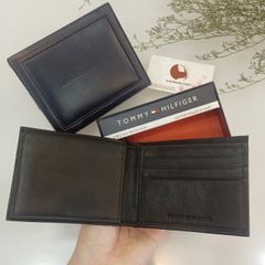 Ví nam Tommy Hilfiger da thật mềm mại, thời trang, thiết kế tiện dụng, #Leather Wallet