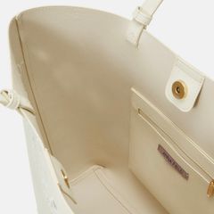 Túi Anna Field form công sở, màu sắc sang trọng cùng hoa văng thêu tinh tế, #2733 - Beige