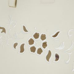 Túi Anna Field form công sở, màu sắc sang trọng cùng hoa văng thêu tinh tế, #2733 - Beige