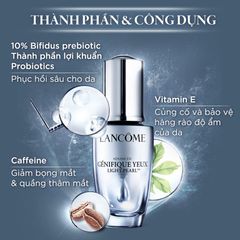 Giftset Lancome Genifique 2sp dưỡng phục hồi trẻ hóa da cho cả mặt và mắt (HOT)