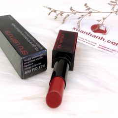 Son Shu Uemura Rouge Unlimited Matte lì mịn, #174 đỏ nâu quyến rũ, cuốn hút.
