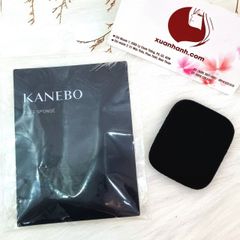 Bông phấn Kanebo Power Foundation Sponge vuông, dẹp, êm ái. chuyên dụng phấn nén.