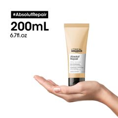 Dầu xả L'oreal Absolut Repair Protein + Gold Quinoa phục hồ và mềm mượt tóc, 200ml