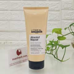 Dầu xả L'oreal Absolut Repair Protein + Gold Quinoa phục hồ và mềm mượt tóc, 200ml