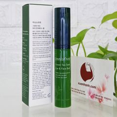 Thanh lăn Innisfree Green Tea Seed Eye&Face Ball - tươi trẻ, giảm thâm bọng mắt, 10ml
