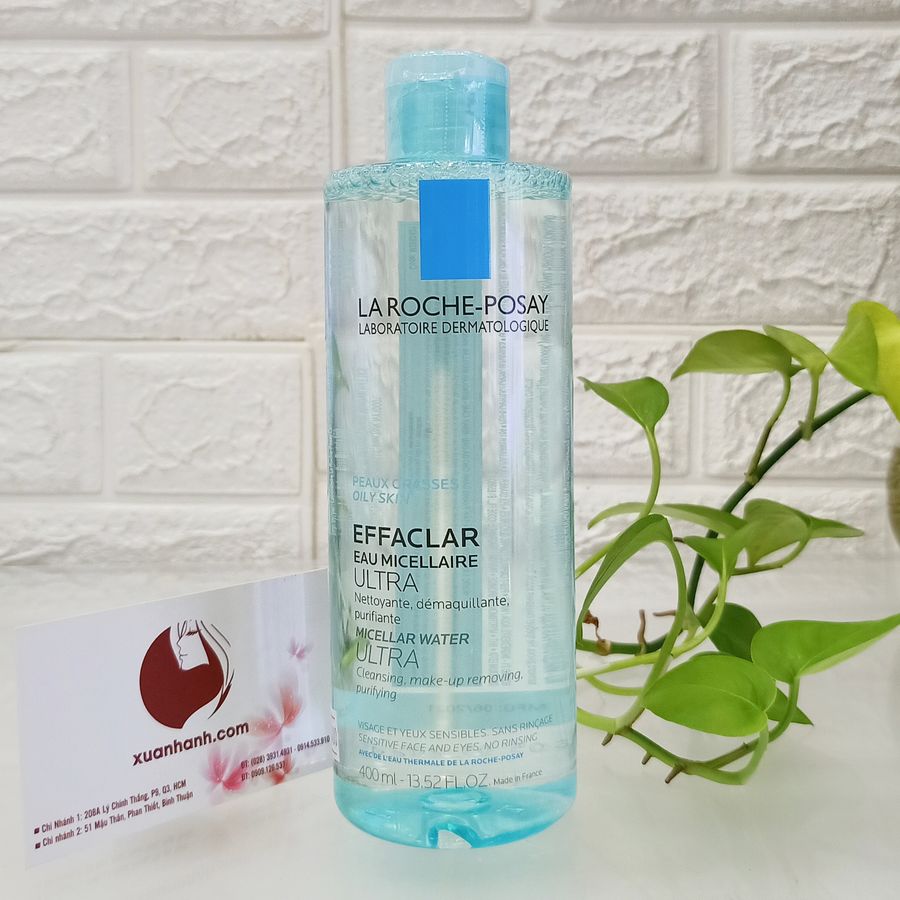 Nước tẩy trang La Roche-Posay Oily Skin sạch sâu cho da dầu/da hỗn hợp dầu, 400ml