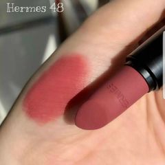 Son Hermes Rouge Matte Lipstick hồng đất tự nhiên, sành điệu #48 Rose Boise