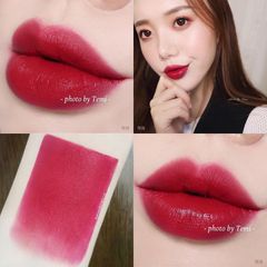 Son MAC Powder Kiss Lipstick #306 Shocking Revelation hồng đỏ nữ tính, trẻ trung