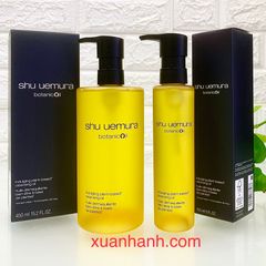 Dầu tẩy trang Shu Uemura Botanic gốc thực vật cao cấp, sạch sâu và dịu nhẹ da, bigsize 450ml