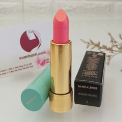 Son Gucci Lip Balm mềm mượt và tăng sắc màu 2in1, #2 No More Orchids hồng xinh.