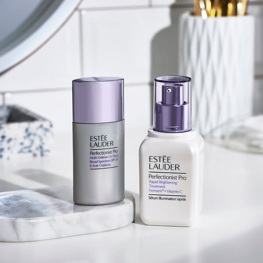 Set Estee Lauder Serum Perfectionist Pro Vitamin C + Kem chống nắng Perfectionist Pro UV SPF45+ (new)
