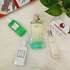 Giftset nước hoa Hermes Un Jardin Sur Le Nil hương sen thuần khiết, 100ml - Limited
